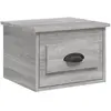 vidaXL Table de chevet murale sonoma gris 41,5x36x28 cm