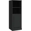 vidaXL Buffet haut noir 36x35,5x103,5 cm bois d'ingénierie