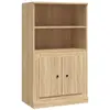 vidaXL Buffet haut chêne sonoma 60x35,5x103,5 cm bois d'ingénierie