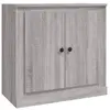 vidaXL Buffet sonoma gris 70x35,5x67,5 cm bois d'ingénierie