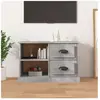 vidaXL Meuble TV gris béton 73x35,5x47,5 cm bois d'ingénierie