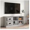 vidaXL Meuble TV sonoma gris 102x35,5x47,5 cm bois d'ingénierie