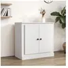 vidaXL Buffet blanc 70x35,5x67,5 cm bois d'ingénierie