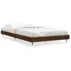 vidaXL Cadre de lit chêne marron 90x190 cm bois d'ingénierie