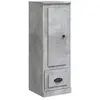 vidaXL Buffet haut gris béton 36x35,5x103,5 cm bois d'ingénierie