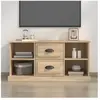 vidaXL Meuble TV chêne sonoma 99,5x35,5x48 cm bois d'ingénierie