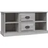vidaXL Meuble TV sonoma gris 99,5x35,5x48 cm bois d'ingénierie