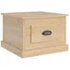 vidaXL Table basse Chêne sonoma 50x50x35 cm Bois d'ingénierie