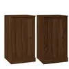 vidaXL Buffets 2 pcs chêne marron 37,5x35,5x67,5 cm bois d'ingénierie