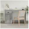 Vidaxl - Bureau Avec Tiroir Sonoma Gris 115x50x75 Cm Bois D'Ingénierie