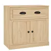 vidaXL Buffet chêne sonoma 70x35,5x67,5 cm bois d'ingénierie