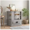 vidaXL Table d'appoint sonoma gris 50x50x60 cm bois d'ingénierie