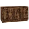 vidaXL Buffet chêne fumé 102x35x55 cm bois d'ingénierie 831890