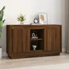 vidaXL Buffet chêne marron 102x35x60 cm bois d'ingénierie
