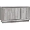 vidaXL Buffet sonoma gris 102x35x55 cm bois d'ingénierie 831891
