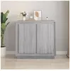 vidaXL Buffet sonoma gris 80x34x75 cm bois d'ingénierie