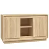 vidaXL Buffet chêne sonoma 102x35x60 cm bois d'ingénierie