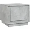 vidaXL Table basse gris béton 51x50x44 cm bois d'ingénierie