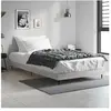 vidaXL Cadre de lit sonoma gris 90x190 cm bois d'ingénierie