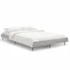 vidaXL Cadre de lit sonoma gris 120x190 cm bois d'ingénierie