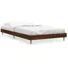 vidaXL Cadre de lit chêne marron 90x200 cm bois d'ingénierie