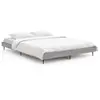 vidaXL Cadre de lit sonoma gris 140x190 cm bois d'ingénierie