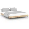 vidaXL Cadre de lit chêne sonoma 180x200 cm bois d'ingénierie