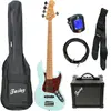 Fazley Sunset Series Jellyfish 5 Sky Blue pack débutant basse