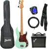 Fazley Sunset Series Piranha 4 Surf Green pack débutant basse