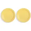 &Klevering - Assiettes Mochi - Set de 2 Jaune M