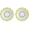 & klevering - Assiette creuse Folk - Bleu - Porcelaine