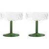 & klevering - Coupe à champagne Twirl - Vert - Verre