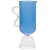 & klevering - Carafe Tulip - Bleu - Verre