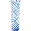 & klevering - Vase Yogu - Bleu - Verre soufflé bouche