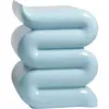 Table d'appoint en fibre de verre bleu Pillar - &Klevering