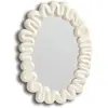 Miroir en polyrésine blanc Dribble - &Klevering