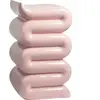 Table d'appoint en fibre de verre rose Pillar - &Klevering