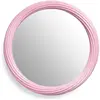 & klevering - Miroir mural Churros - Rose - Résine