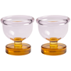 & klevering - Coquetier Cantine - Rose - Verre borosilicaté