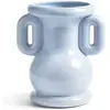 & klevering - Vase Amfora - Bleu - Grès émaillé