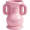 & klevering - Vase Amfora - Rose - Grès émaillé