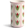 & klevering - Vase Patch - Rose - Grès émaillé