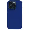 Decoded Coque MagSafe pour iPhone 15 Pro Max Silicone Mat Doux Bleu Galactique