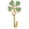 Doing Goods - Patère en laiton Lucky Clover Doré taille unique