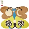 Doing Goods Tapis papillon Melody Moon citron XL - 1.45.10.117.099.6