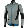 Veste velo hiver rogelli brave   homme   gris noir bleu