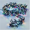 Merkloos / Sans marque Ledkia Guirlande LED Extérieure Racimo 11m RGB