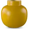 Vase Metal Rond Blushing Birds Jaune 25cm Pip Studio