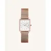 Montre Femme Rosefield Boxy XS - QMWMRG-Q040 - Bracelet Acier Doré rose