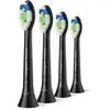 Brossette dentaire Sonicare lot de 4 -  HX6064/88 white Optimal Philips